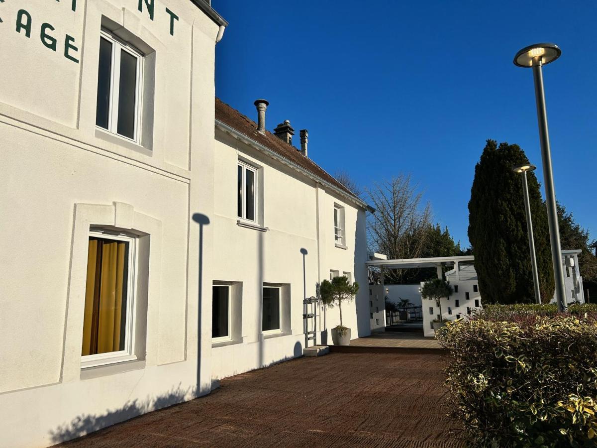 Logis Hotel & Restaurant Le Vert Bocage Franqueville-Saint-Pierre Exterior foto